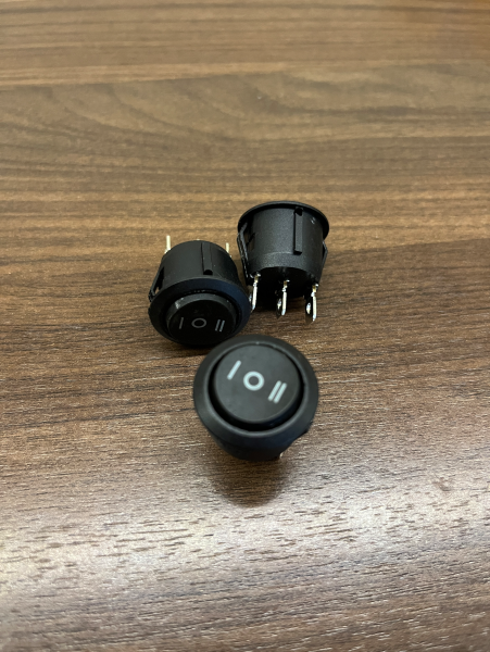 Miniatyrströmbrytare 1-0-1 20mm